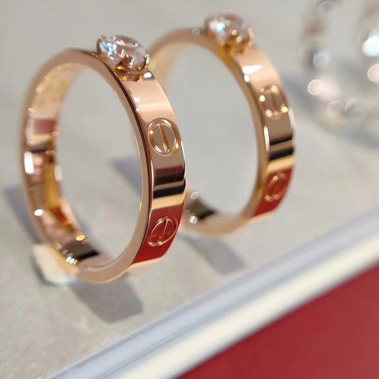 [Plus&Max]LOVE RING 3.6MM 1 BIG DIAMOND