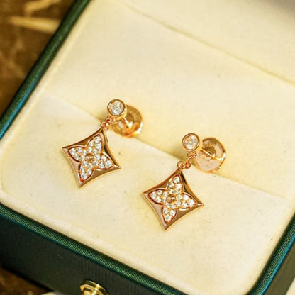 [Plus&Max]STAR DIAMONDS EARRINGS GOLD