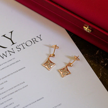 [Plus&Max]STAR DIAMONDS EARRINGS GOLD