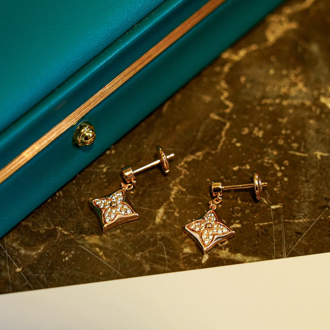 [Plus&Max]STAR DIAMONDS EARRINGS GOLD