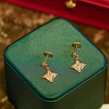 [Plus&Max]STAR DIAMONDS EARRINGS GOLD