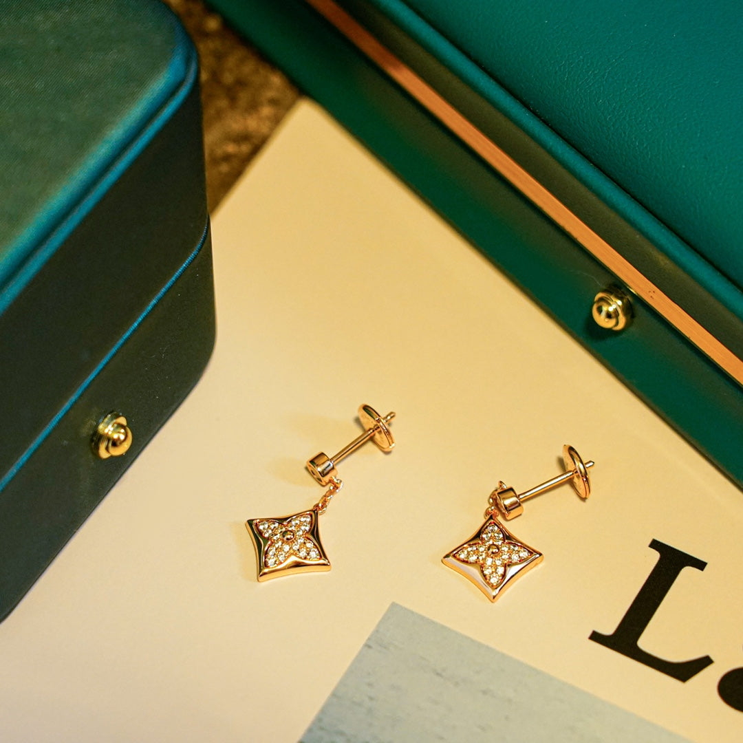 [Plus&Max]STAR DIAMONDS EARRINGS GOLD