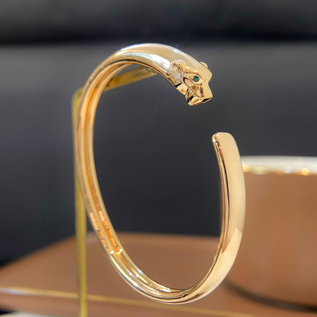 [Plus&Max]PANTHERE GOLD OPEN BRACELET