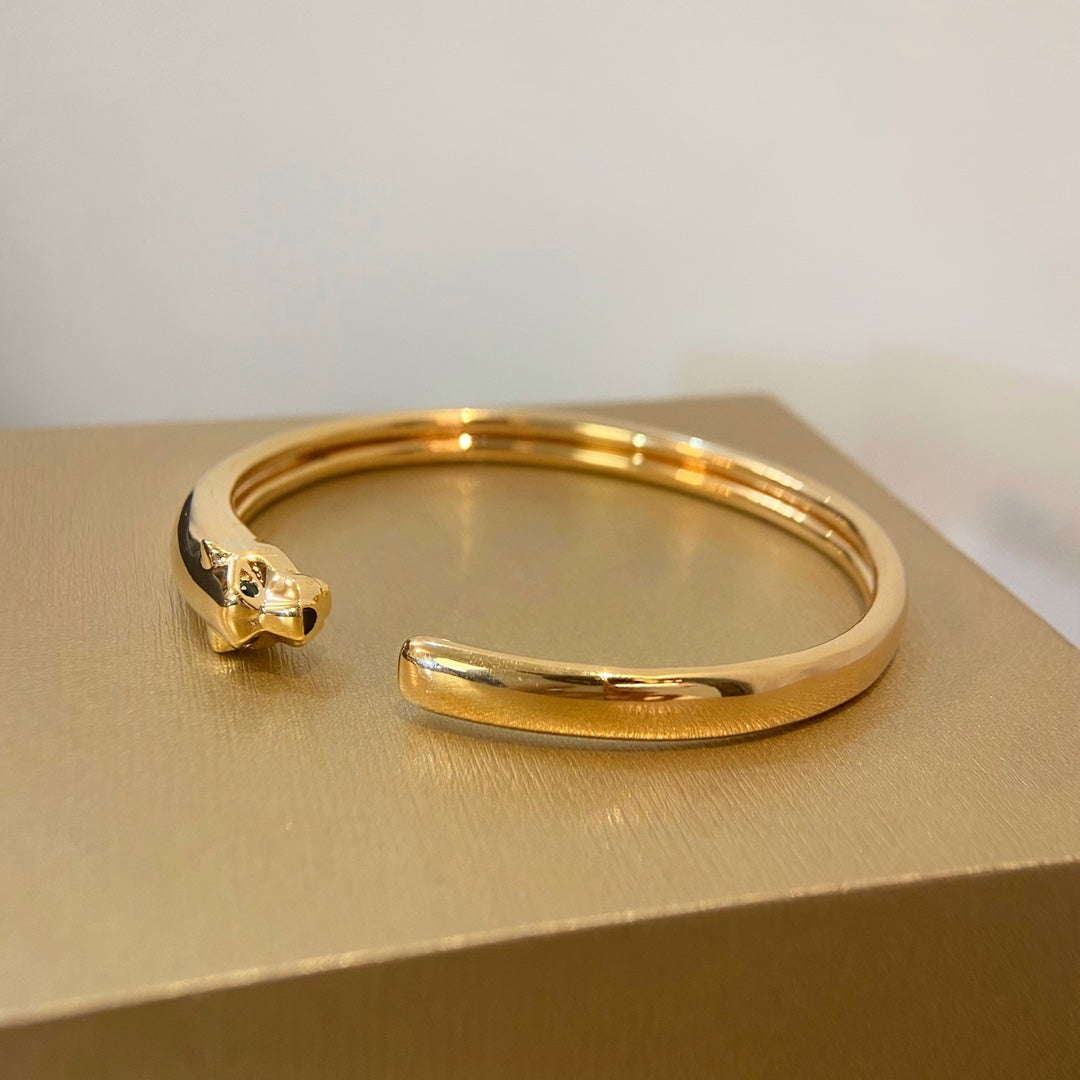 [Plus&Max]PANTHERE GOLD OPEN BRACELET