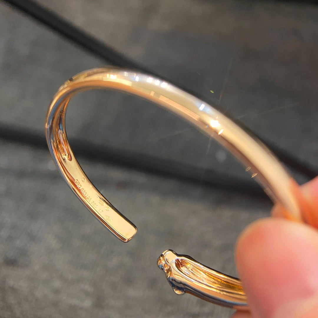 [Plus&Max]PANTHERE GOLD OPEN BRACELET
