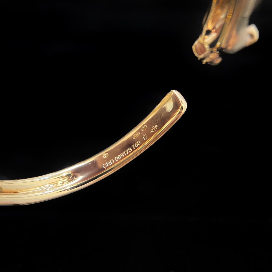 [Plus&Max]PANTHERE GOLD OPEN BRACELET
