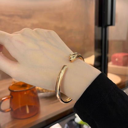 [Plus&Max]PANTHERE GOLD OPEN BRACELET