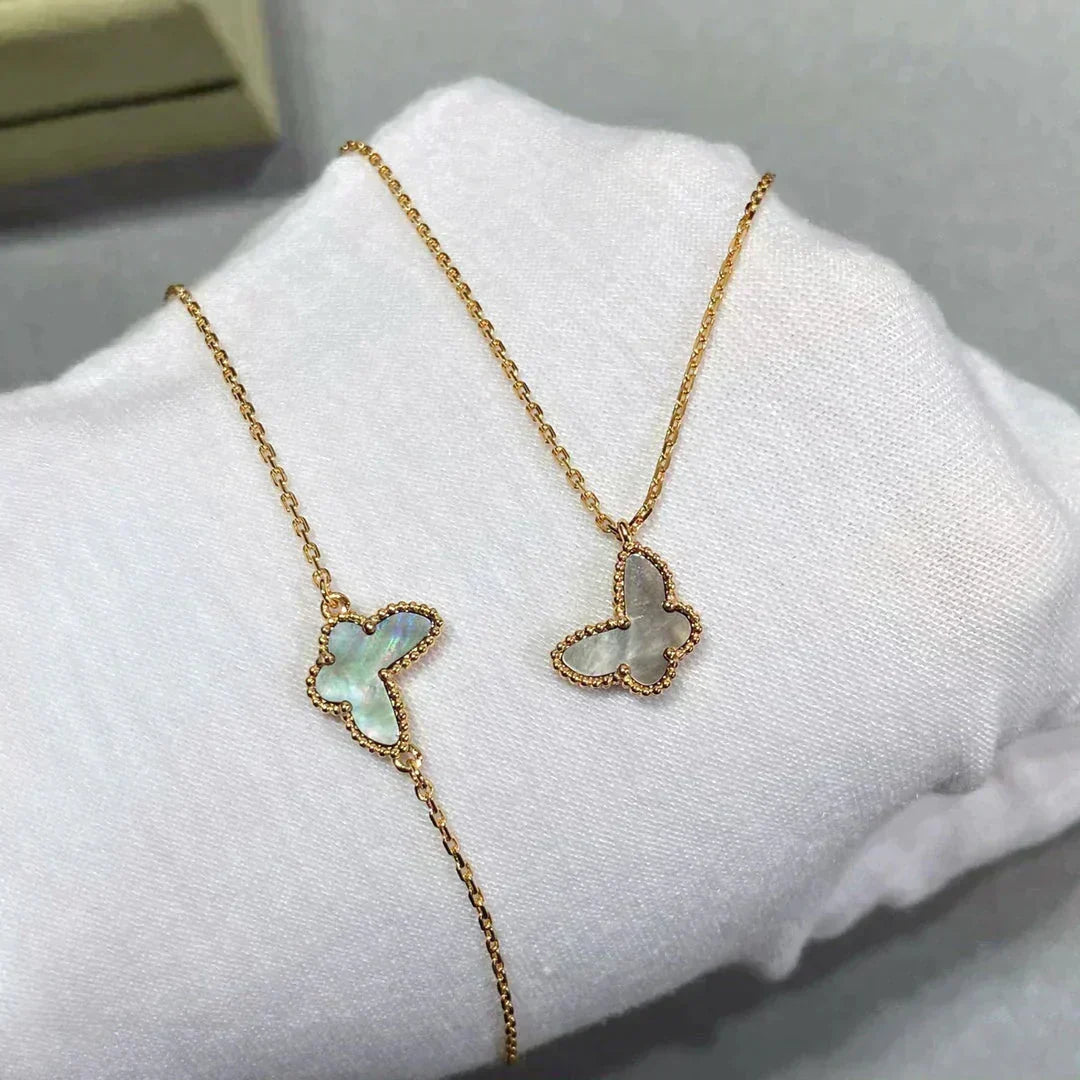 [Plus&Max]BUTTERFLY DARK MOP BUTTERFLY BRACELET