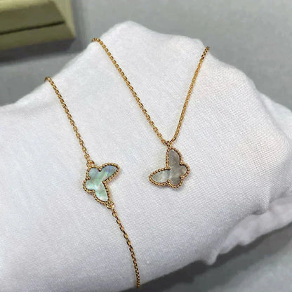 [Plus&Max]BUTTERFLY DARK MOP BUTTERFLY BRACELET