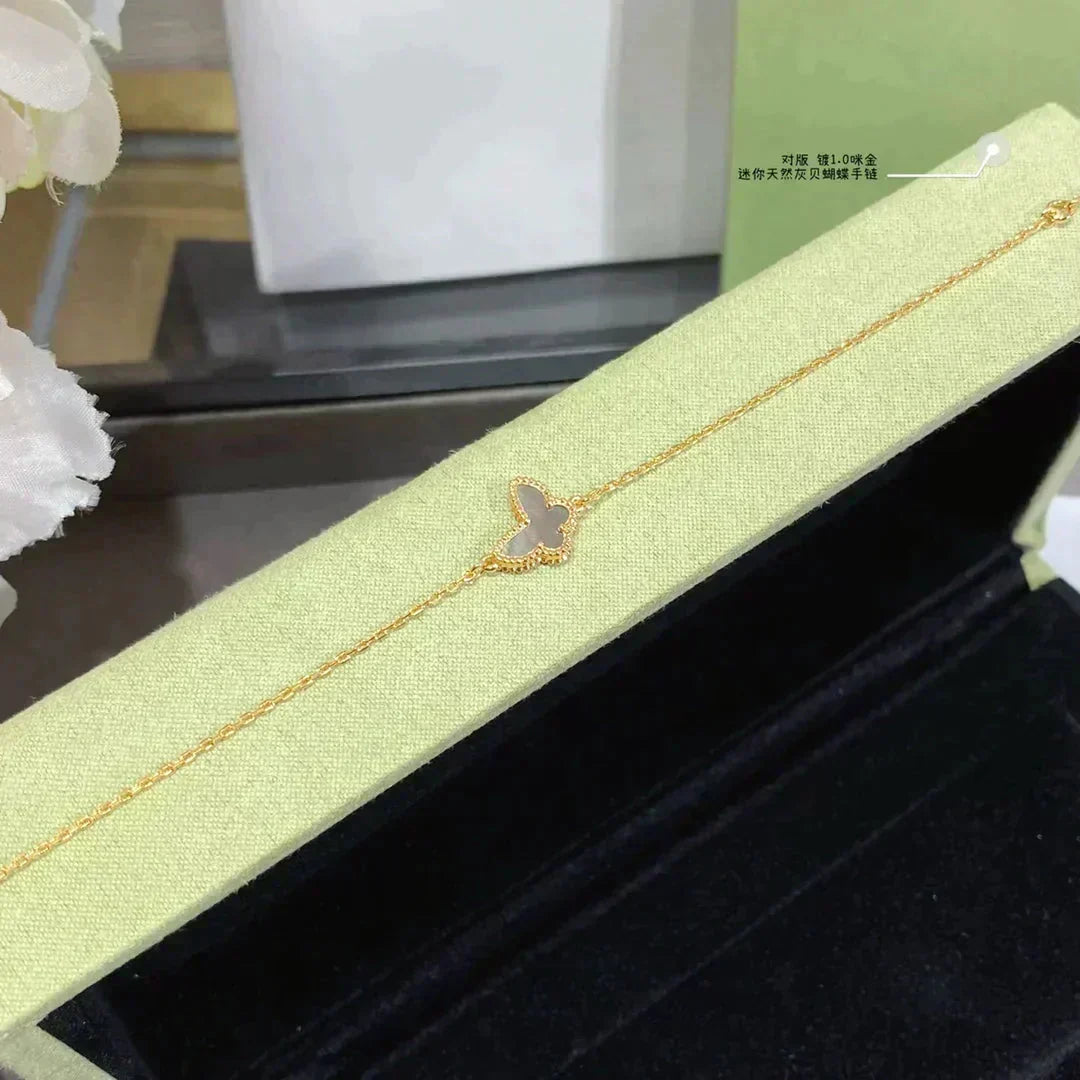 [Plus&Max]BUTTERFLY DARK MOP BUTTERFLY BRACELET