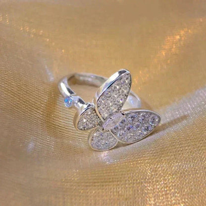 [Plus&Max]BUTTERFLY DIAMOND RING