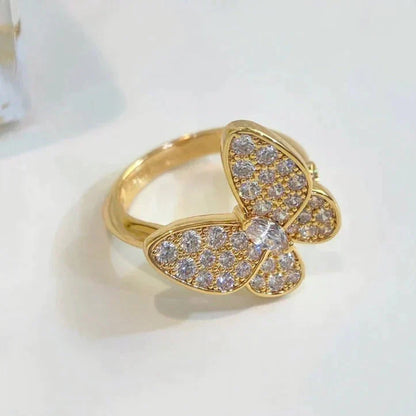 [Plus&Max]BUTTERFLY DIAMOND RING