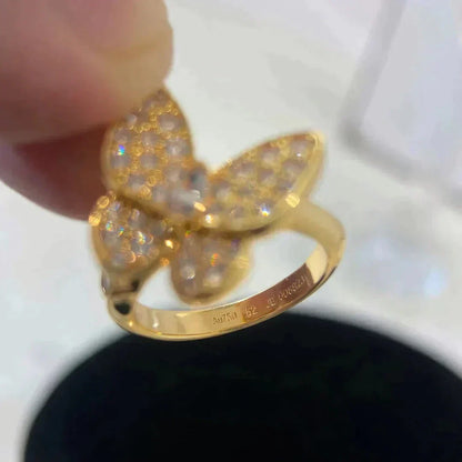 [Plus&Max]BUTTERFLY DIAMOND RING
