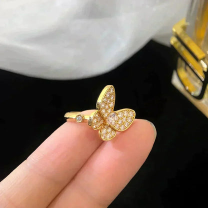 [Plus&Max]BUTTERFLY DIAMOND RING