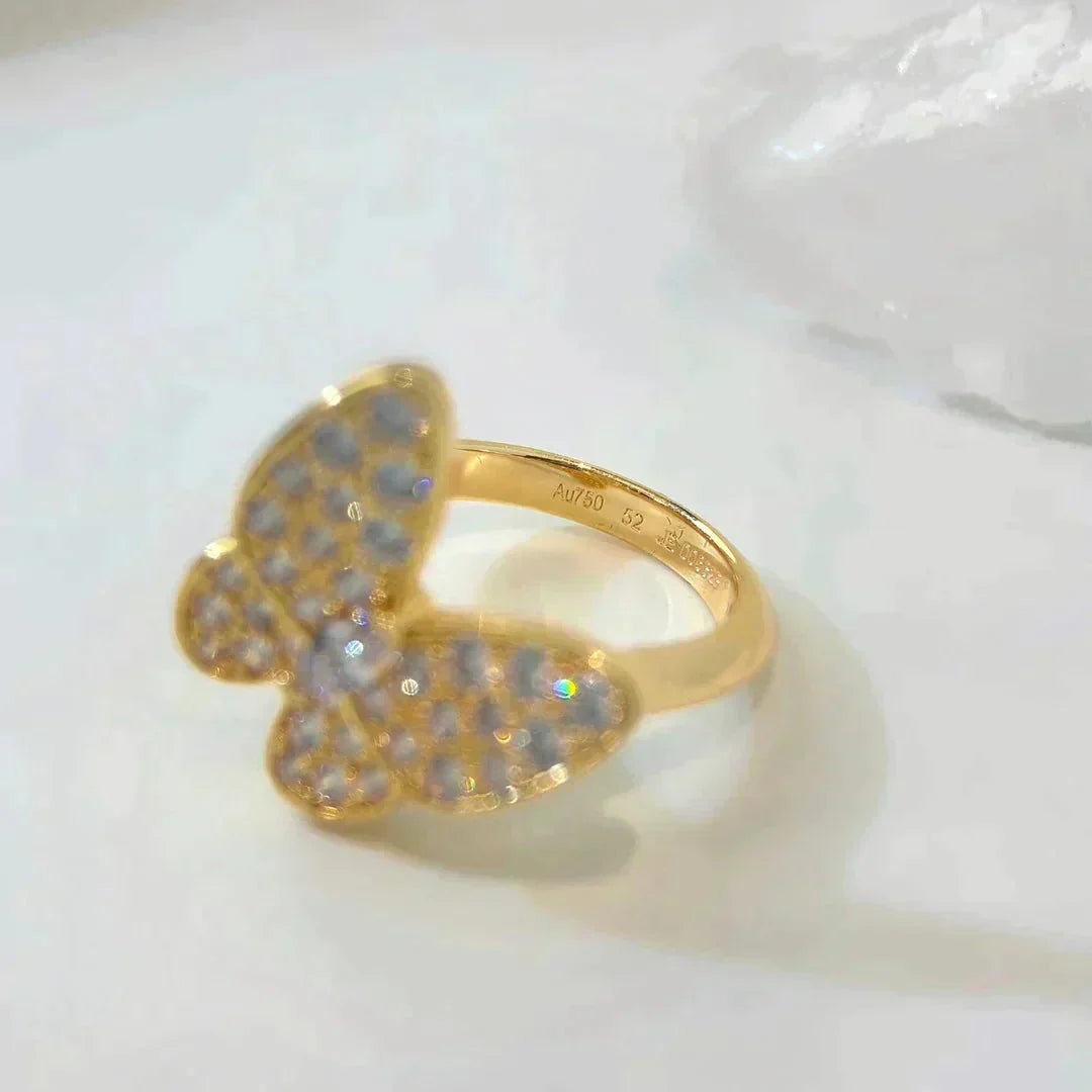 [Plus&Max]BUTTERFLY DIAMOND RING