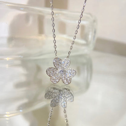 [Plus&Max]FLOWER DIAMOND NECKLACE