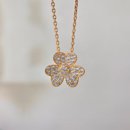[Plus&Max]FLOWER DIAMOND NECKLACE
