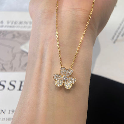 [Plus&Max]FLOWER DIAMOND NECKLACE