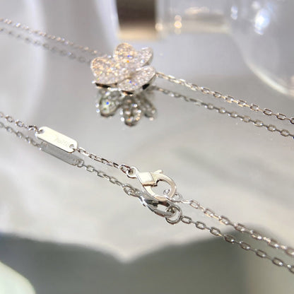 [Plus&Max]FLOWER DIAMOND NECKLACE