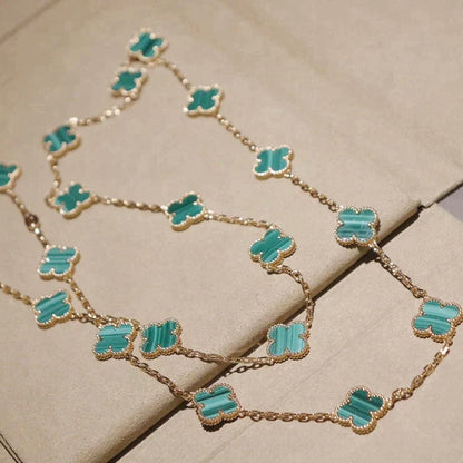 [Plus&Max]CLOVER 20 MOTIFS MALACHITE GOLD