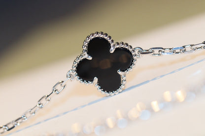 [Plus&Max]CLOVER 20 MOTIFS ONYX DIAMOND SILVER