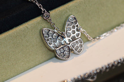[Plus&Max]BUTTERFLY DIAMOND NECKLACE
