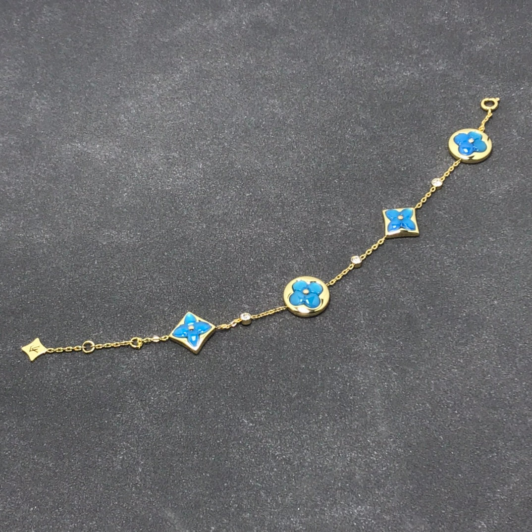 [Plus&Max]STAR AND SUN TURQUOISE 4 MOTIFS 3 DIAMONDS