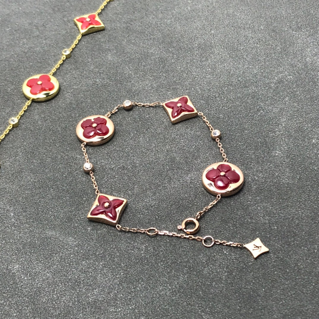 [Plus&Max]STAR AND SUN CARNELIAN 4 MOTIFS 3 DIAMONDS