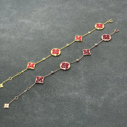 [Plus&Max]STAR AND SUN CARNELIAN 4 MOTIFS 3 DIAMONDS