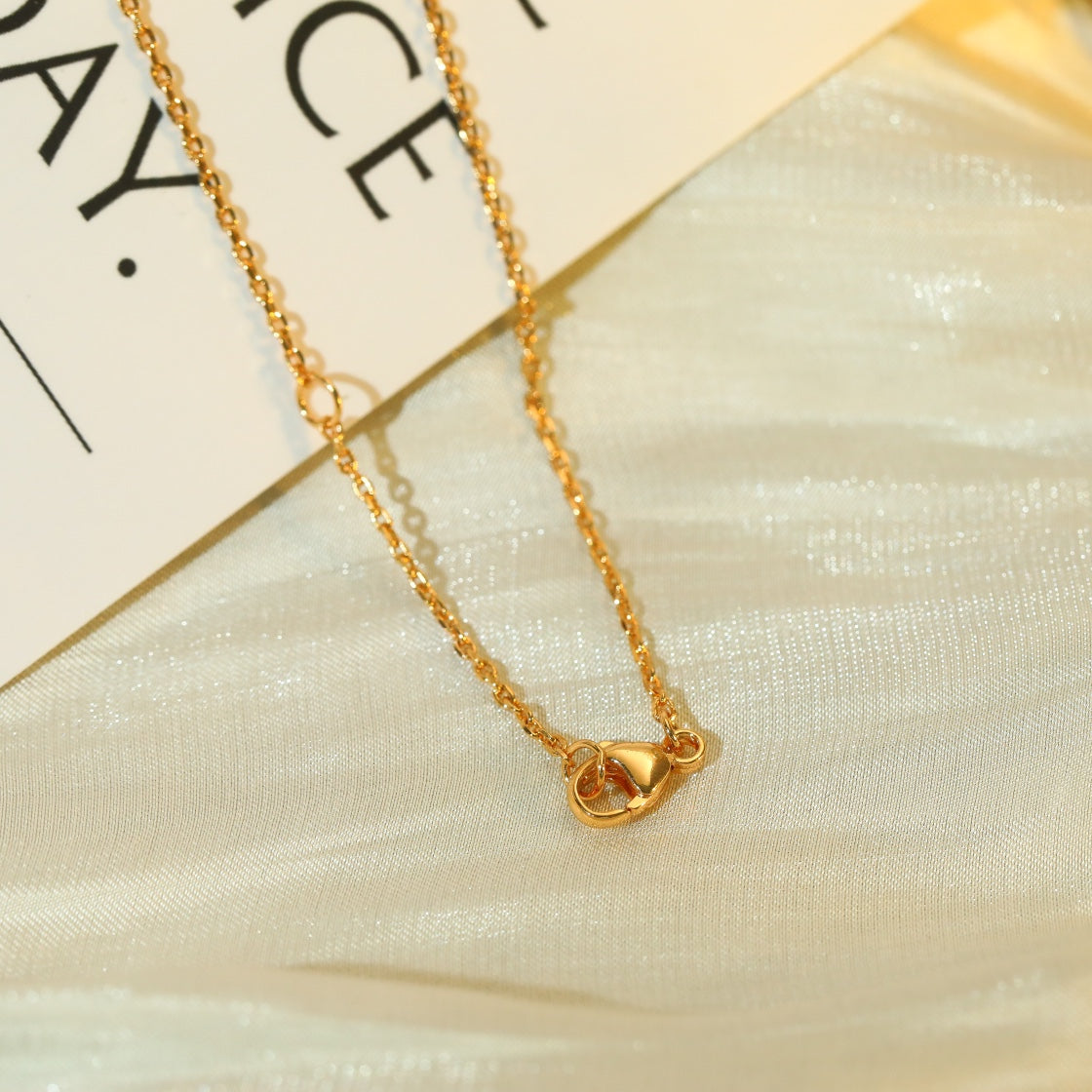 [Plus&Max]VOLT SILVER DIAMOND PEDANT NECKLACE