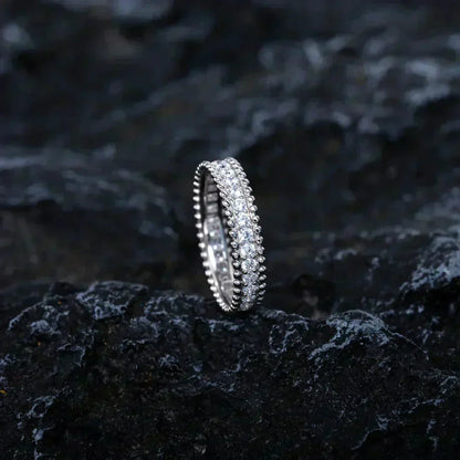 [Plus&Max]PERLEE DIAMOND SILVER RING