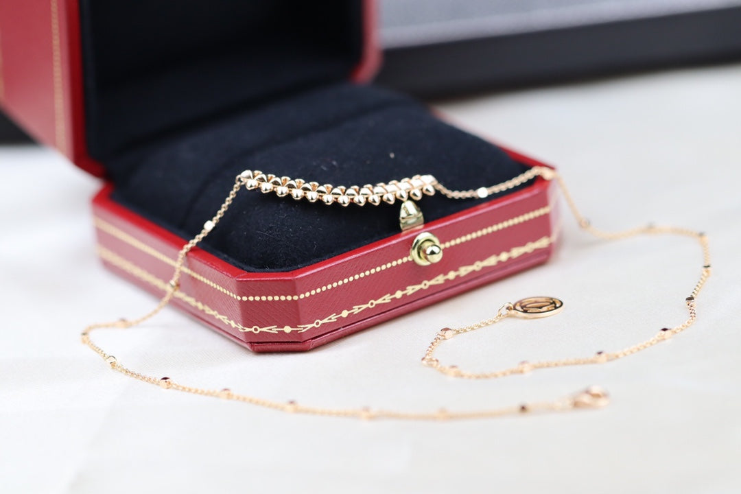 [Plus&Max]CLASH PINK GOLD NECKLACE