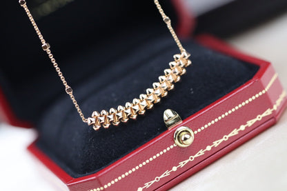[Plus&Max]CLASH PINK GOLD NECKLACE