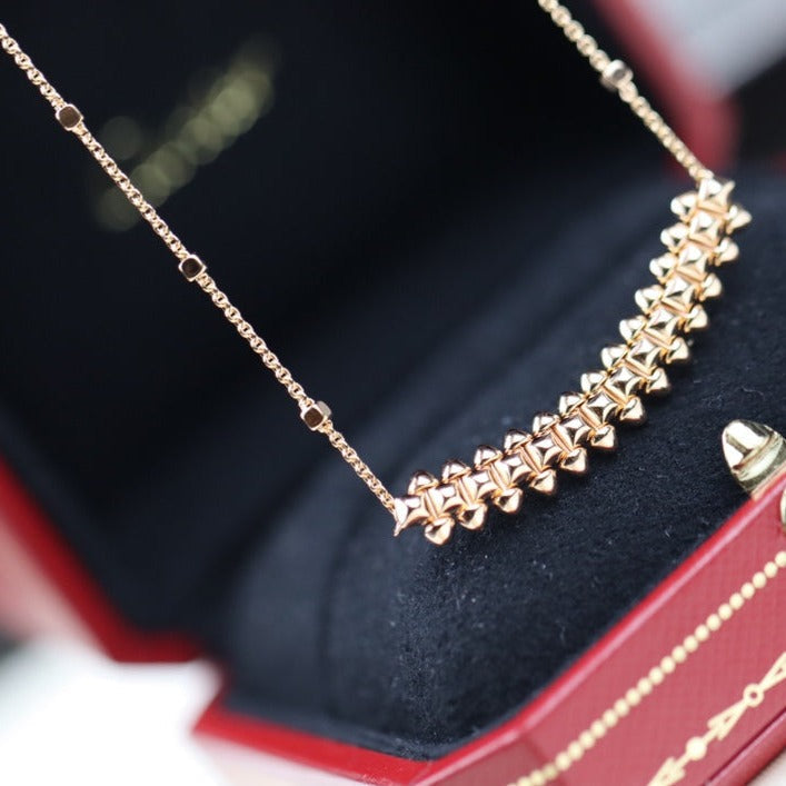 [Plus&Max]CLASH PINK GOLD NECKLACE
