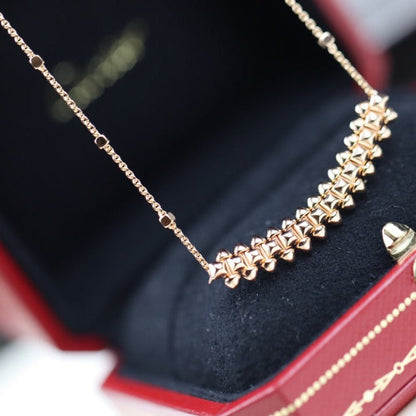 [Plus&Max]CLASH PINK GOLD NECKLACE