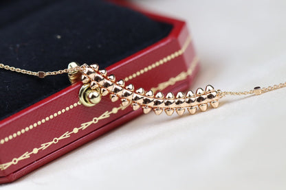[Plus&Max]CLASH PINK GOLD NECKLACE