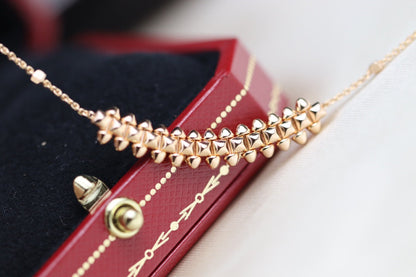 [Plus&Max]CLASH PINK GOLD NECKLACE