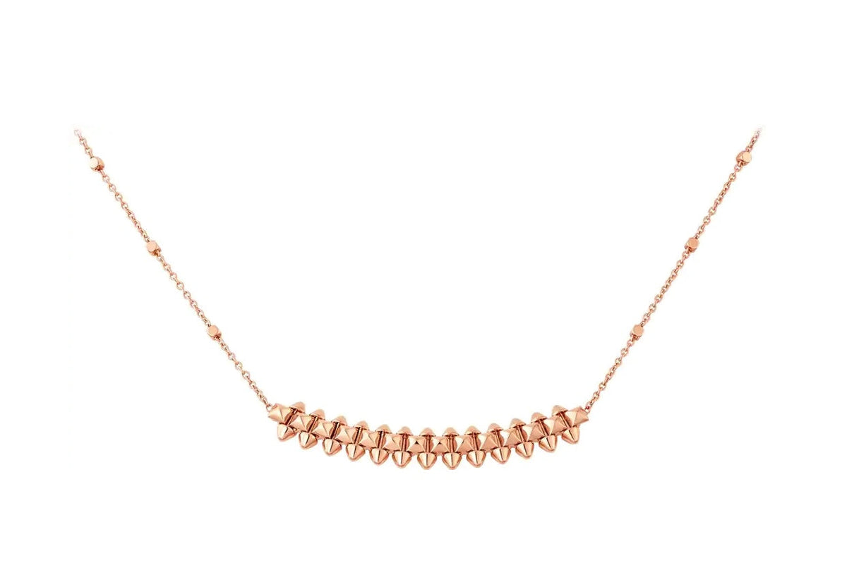 [Plus&Max]CLASH PINK GOLD NECKLACE