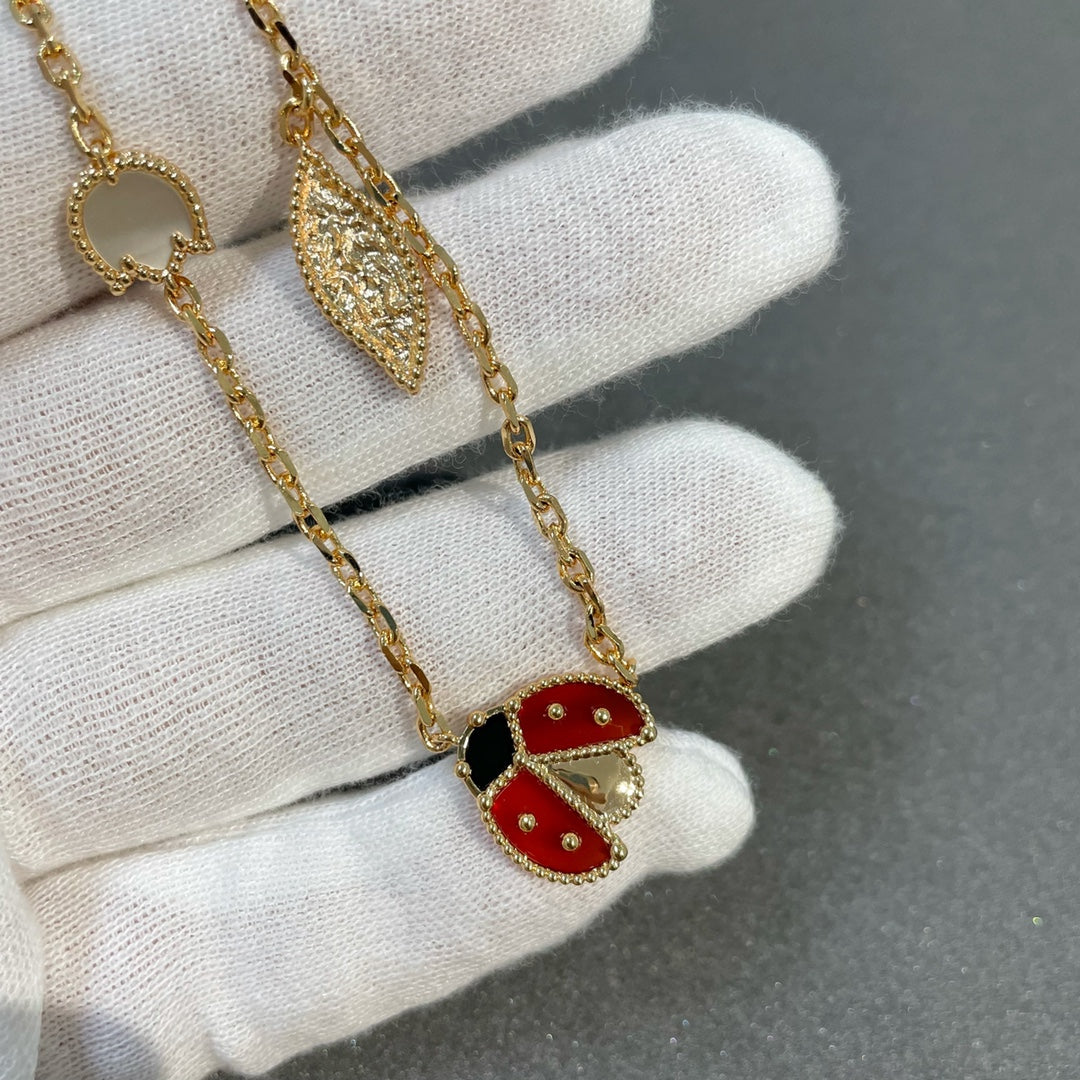 [Plus&Max]LUCKY SPRING 15 MOTIFS GOLD NECKLACE