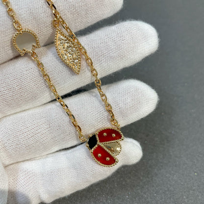 [Plus&Max]LUCKY SPRING 15 MOTIFS GOLD NECKLACE