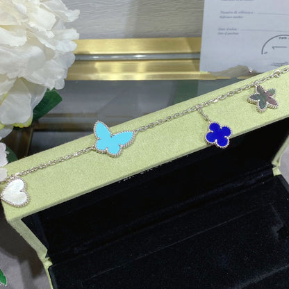 [Plus&Max]LUCKY SPRING SILVER BRACELET 4 MOTIF