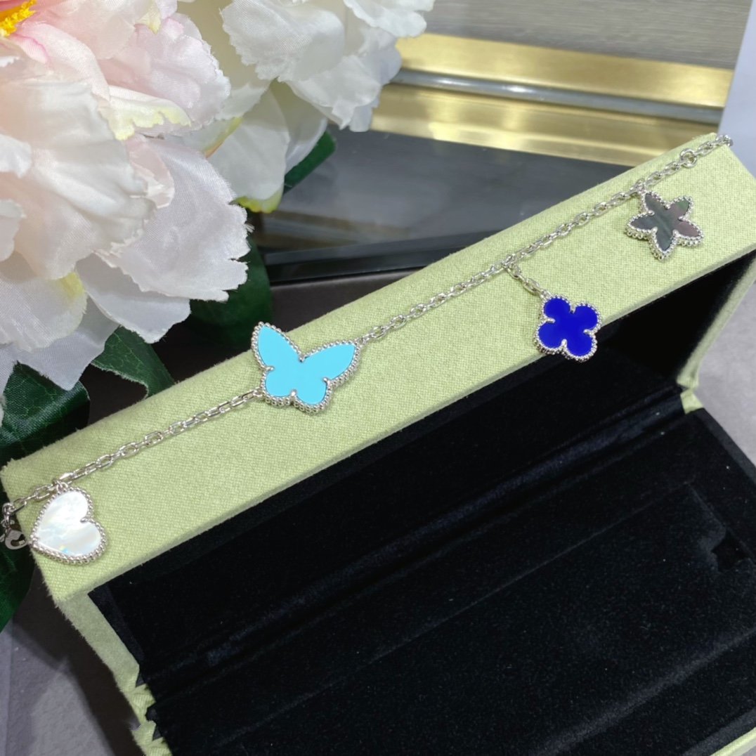 [Plus&Max]LUCKY SPRING SILVER BRACELET 4 MOTIF