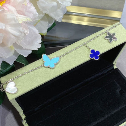 [Plus&Max]LUCKY SPRING SILVER BRACELET 4 MOTIF