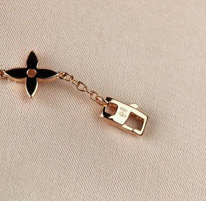 [Plus&Max]STAR AND SUN 7 MOTIFS GOLD BRACELET