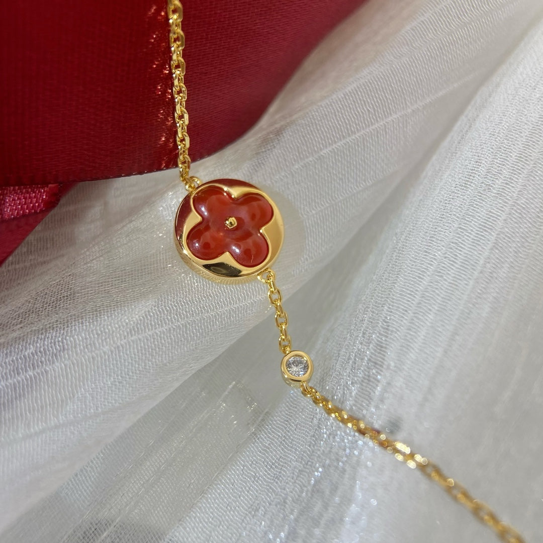 [Plus&Max]SUN PEDANT CARNELIAN BRACELET