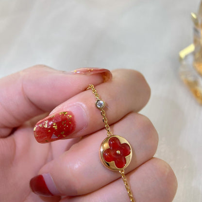 [Plus&Max]SUN PEDANT CARNELIAN BRACELET