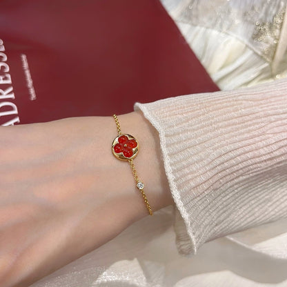 [Plus&Max]SUN PEDANT CARNELIAN BRACELET