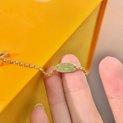 [Plus&Max]LOGO STAR MOTIF GOLD BRACELET