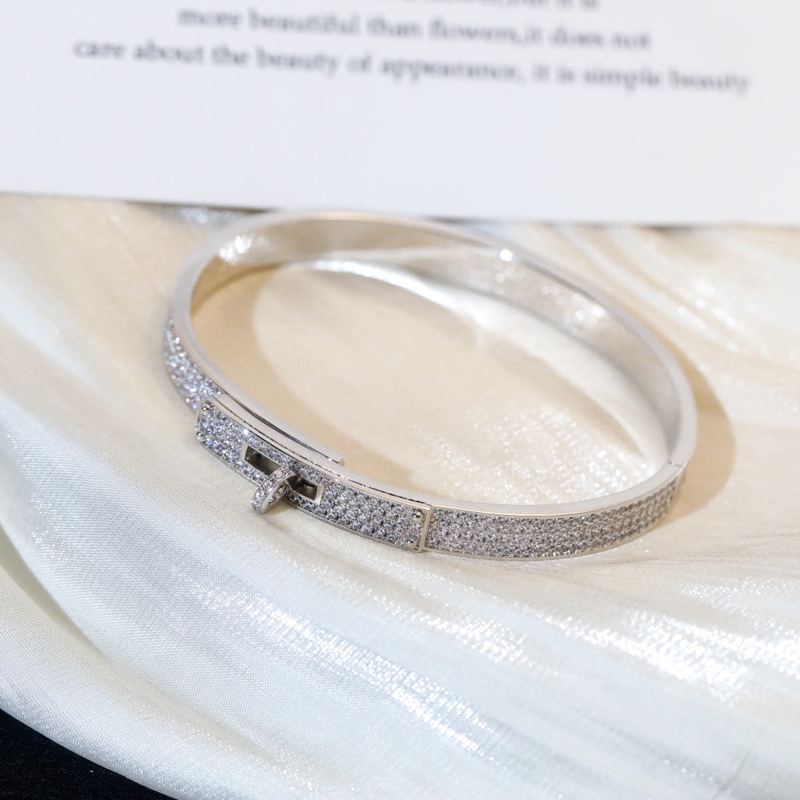 [Plus&Max]KELLY BRACELET DIAMOND PAVED