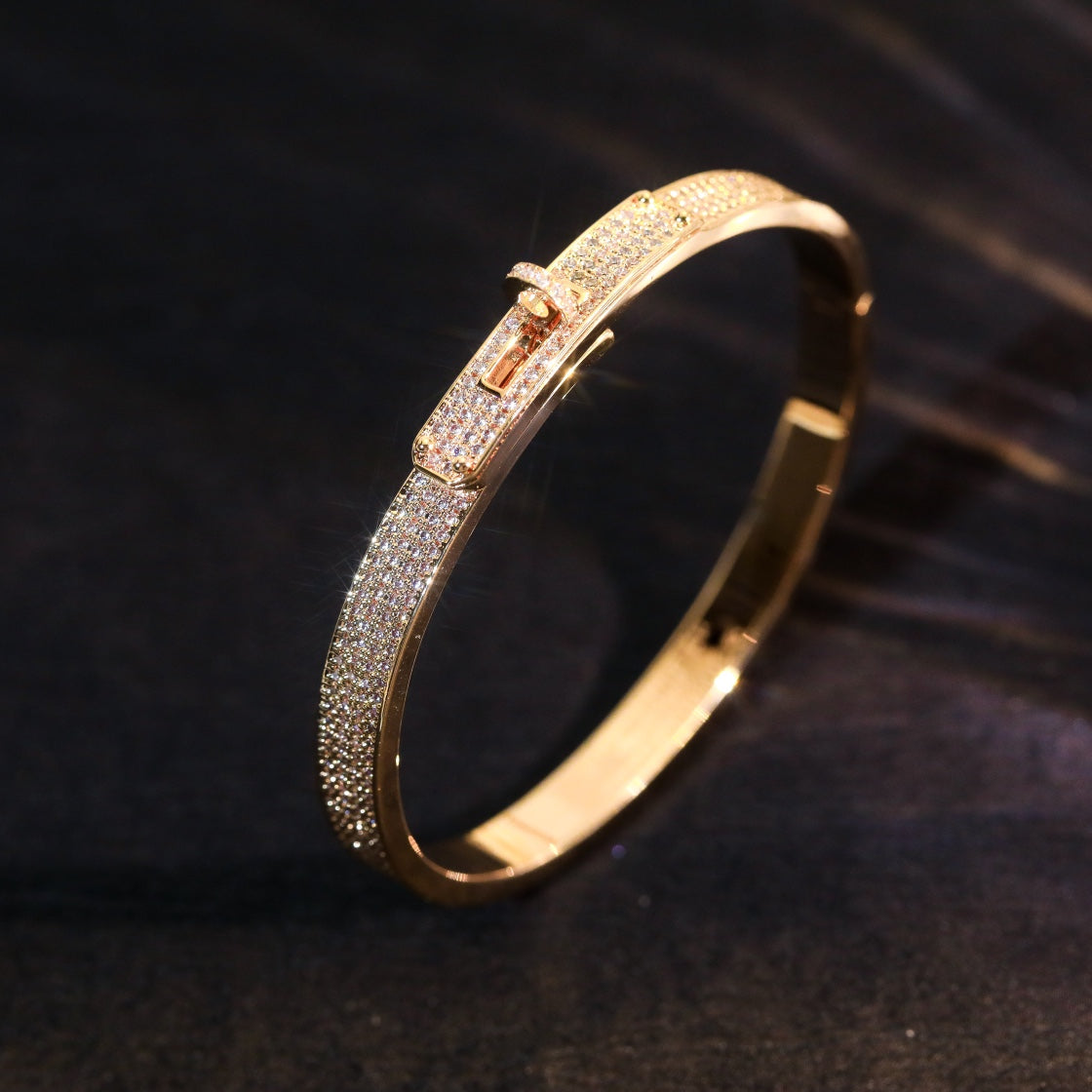 [Plus&Max]KELLY BRACELET DIAMOND PAVED